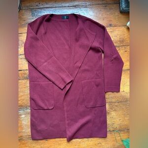 J Crew Long Sweater Jacket